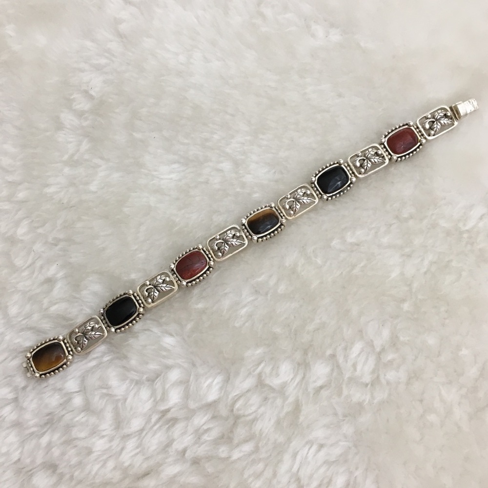 Vintage 925 Sterling Silver Bracelet - Picture 2 of 15